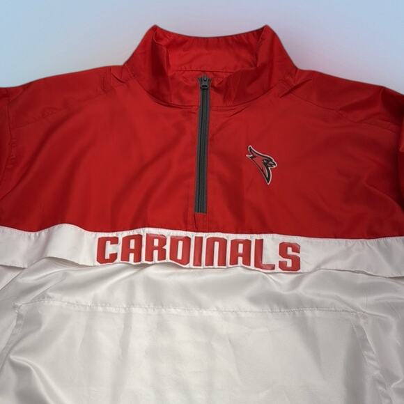SVSU CARDINALS Men’s Medium Lightweight Pullover Windshirt - Picture 3 of 5